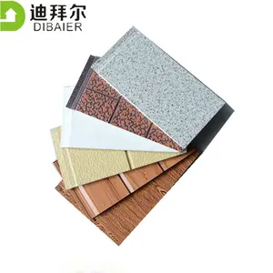 Prefabricated Panel PU Prefabricated Zinc Tiles For Roofing And Cladding Metal Sandwich Panel