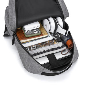 Men's <b>Backpacks</b> USB Charging Large Capacity Oxford Cloth Casual Business Simple <b>Computer</b> Three-piece <b>Backpack</b> - Product Image 3