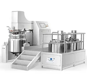 250L Shea Butter Cream Making Machine Vacuum Emulsifying Mixer For Food Processing