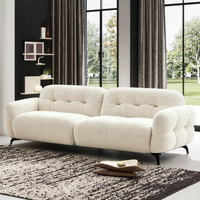 Ensemble de canapé-lit d'angle moderne de luxe, cadre en bois, tissu en velours, rembourrage en éponge sans os, réglable, confortable, salon
