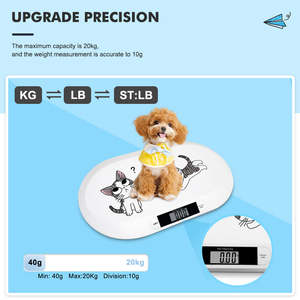 बिल्ली के कुत्ते के लिए इलेक्ट्रॉनिक डिजिटल पशु पालतू प्लेटफॉर्म स्केल स्केल - Product Image 5