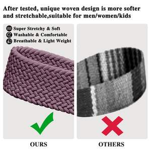 Llavero Elástico para Muñeca, Bonito Llavero Tejido con Cordón para Llaves de Coche, con 3 Anillos para Llaves y Anillo en D para Mujeres y Hombres - Product Image 6