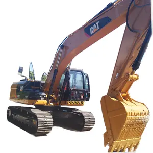 Escavadeira-excavadora 320D de segunda mano, excavadora 320D 320DL 320D2 320C 320BL, equipo de trabajo pesado para minería de tierra