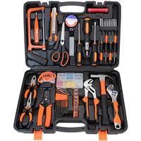 Ensemble d'outils ménagers de vente chaude. Boîte à outils matérielle. Kit d'outils d'électricien pour le travail du bois