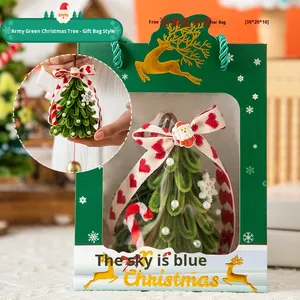 Trong-vehiclechristmas <span class=keywords><strong>c</strong></span>ây DIY handmade mặt dây chuyền Stick Kit Phụ kiện nội thất cho trang trí xe hơi món quà giáng sinh - Product Image 3