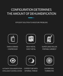 Fournisseur de Déshumidificateurs Électriques & Industriels | Absorbeur d'Humidité Grande Capacité 156L/J pour Entrepôt - Product Image 6