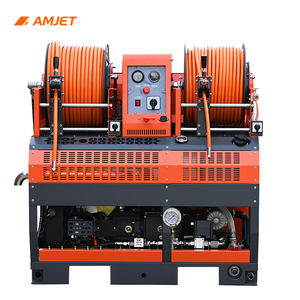 Nettoyeur de canalisations haute pression AMJET 300 bar 30 lpm, tuyau de 50 m 3/8'' 5/16'', <span class=keywords><strong>pompe</strong></span> de haute qualité fabriquée en Allemagne, débouche les canalisations - Product Image 6