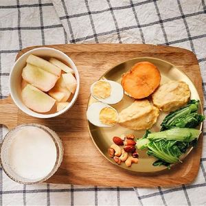 Assiette de service ronde en acier inoxydable doré avec logo personnalisé, 8 pouces, réutilisable, durable, sans BPA, pour le camping et les dîners - Product Image 4
