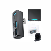 Station d'accueil Steam Deck 4 en 1, Hub USB C avec adaptateur multi-ports 4K HD MI PD pour PS5, station d'extension PC