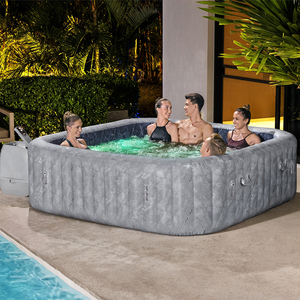 <span class=keywords><strong>Bestway</strong></span> 60161 Offre Spéciale baignoires de <span class=keywords><strong>spa</strong></span> de luxe en plein air bain à remous piscine <span class=keywords><strong>gonflable</strong></span> et <span class=keywords><strong>spa</strong></span> avec App Control 5-7 personnes - Product Image 4