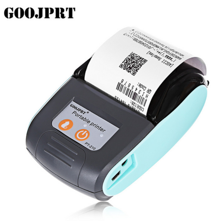 Impresora Térmica Portátil GOOJPRT PT-210 - 58mm | Ideal Para Comercios Y Restaurantes