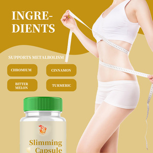 Cápsulas Supresoras del Apetito para Adultos de Marca Privada, Quemagrasas y Adelgazantes con Melón Amargo y Cúrcuma, Cápsulas para Mejorar la Confianza - Product Image 2