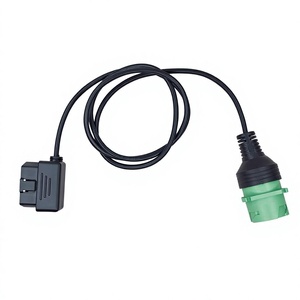 XIN YING YMX-0041 3FT J1939 Type 2 Vrouwelijke Adapter 4 Mannelijke Terminals OBD2 Rechtshoekige Pin Kabel PVC Koperen Kern Diagnostische Kabel - Product Image 4