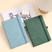 Carnet A5 à couverture rigide avec sangle, personnalisable avec autocollants, bloc-notes portable de haute qualité, petit carnet imprimable pour l'exportation