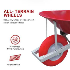 Modelo de construcción de servicio pesado Carretilla Fertilizante de jardín Carretilla de servicio pesado - Product Image 3