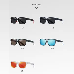 Kenbo Wholesale Unisex Glasses For Men Women Ultralight Polarizing Sunglasses TR90 Frame TAC Lens Sun Glasses