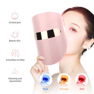 เครื่องนวดหน้าแบบพกพา ABS 3 สี LED โฟตอนบำบัด อุปกรณ์ดูแลผิวหน้า สำหรับใช้ในบ้าน - Product Image 3