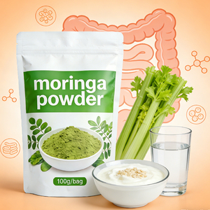 卸売モリンガ葉エキス粉末バルクカスタマイズパッケージモリンガ葉粉末 - Product Image 3