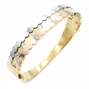 Braccialetti e braccialetti con diamanti in acciaio inossidabile - Product Image 2