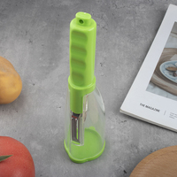 Roestvrijstalen Dunschiller Multi-Functionele Opslag Type Keukengereedschap Voor Fruitgroente