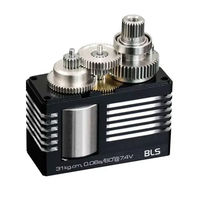 KINGMAX S31M Voitures RC numériques à engrenages en acier, avions à aile fixe avec moteur sans balais, matériau métallique CN;GUA