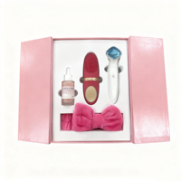 Boîtes rigides à double porte recyclables personnalisées, fermeture magnétique, gaufrage, emballage de luxe pour instruments de beauté, parfum, soins de la peau