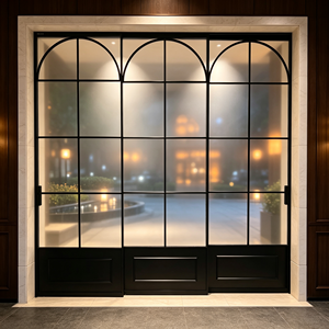 Porte coulissante en verre à cadre ultra-fin Deioux, résistante au vent, avec cadre robuste pour balcon, OEM ODM personnalisé - Product Image 1