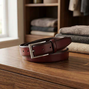 Ceinture fine en cuir véritable pour femme Wanshui de haute qualité avec boucle ardillon argentée de 100 cm – Idéale pour robe ou tenue décontractée - Product Image 3