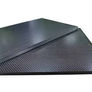 0.5-6MM 125X75 mm 3K plain Matte glossy Carbon Plate Panel Sheets High Composite Hardness Material Anti-UV Carbon Fiber Board