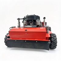 Tondeuse autoportée sans fil à essence télécommandée de haute qualité - Qualité DIY, puissance 14,4 kW, travail efficace
