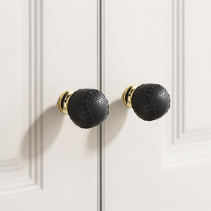 Furniture Handle And <b>Knob</b> Zinc Alloy Round Minimalist Drawer Cabinet <b>Door</b> Durable - Product Image 3