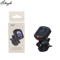 Portable Plastic Instrument Tuner for Guitar & Bass-Built-In Rechargeable Battery OEM Accepted Factory Direct Sale