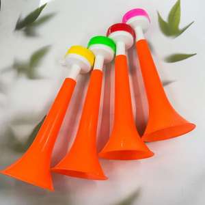 Juguete de trompeta de tono alto, mini trompeta de doble sección, de plástico con diseño de dibujos animados, para bebés, jardín de infancia, instrumento de viento, premio. - Product Image 2