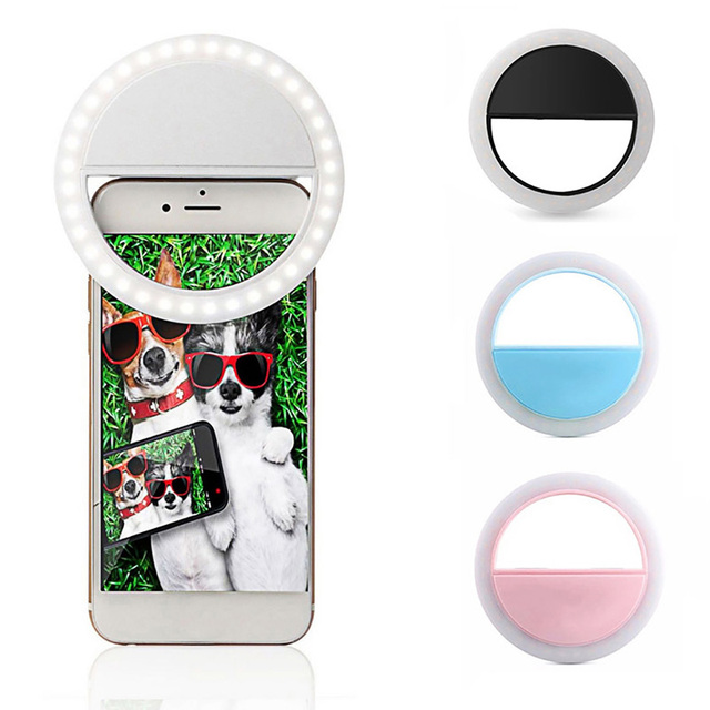 Selfie Ring Light Beauty Fill Light Portable Clip on Ring Selfie Light