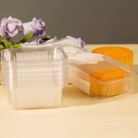OEM Mooncake Biscuit Cookie Dessert Conteneur Blister En Plastique Emballage Alimentaire Plateau pour Chocolat Sushi Bonbons Gâteau