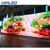 MPLED 2020 Baru Tiba Warna Hitam Murni SMD 10x12ft 500X500Mm Luar Ruangan Layar Led P3.91