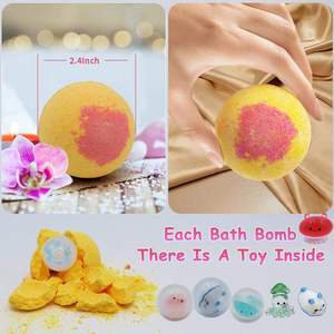 Vente en gros Bombe de bain effervescente Fournitures Femmes Selfcare Bombes de bain Parfum Moussant Bombe de bain Boule - Product Image 5