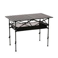 Table pliante en aluminium, mobilier d'extérieur, camping, pique-nique, barbecue, randonnée, moderne, portable, léger, gain de place
