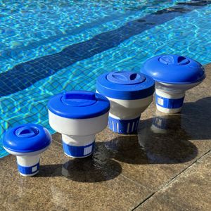 Dispensador Flotante de <span class=keywords><strong>Cloro</strong></span> <span class=keywords><strong>para</strong></span> Piscina de Plástico, Tabletas de 3 Pulgadas, Accesorios <span class=keywords><strong>para</strong></span> Piscina de 8 Pulgadas - Product Image 1