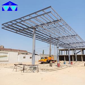 Structure de toit de station-service en acier sur mesure, résistante, pour abri de pré-terrain - Product Image 3