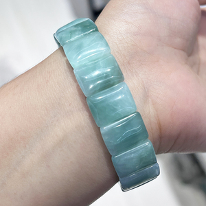 Braccialetto di <span class=keywords><strong>pietra</strong></span> amazzonite naturale portafortuna <span class=keywords><strong>pietra</strong></span> curativa gioielli amazzonite grano di seta - Product Image 5