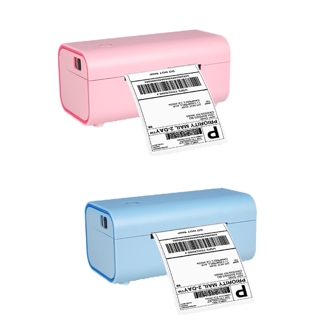 4 InchThemalPaper WarehouseThermal Label Printer 110 mm Width for Shipping Express Logistics Stock USB/Wireless Interface 203dpi