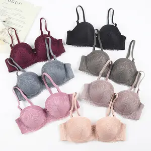 New Collection Small Chest Special Lace Underwear Women with Steel Ring Adjustment Anti sagging Comfortable Breathable Bra