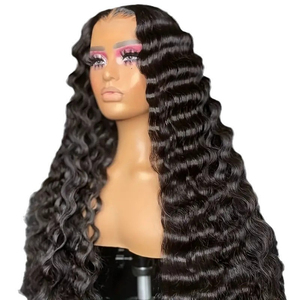 Perruque en fibre ondulée à petites boucles, résistante à la chaleur, avec dentelle frontale, style <span class=keywords><strong>exotique</strong></span>, naturelle et réaliste, tendance, à prix abordable. - Product Image 5