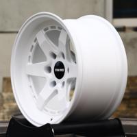 Jantes tout-terrain forgées sur mesure TITAN FORCE 17x9 17X10 18x9 pouces 5X135 6X135 6X139.7 à lèvre profonde blanches pour RAM 1500 Tacoma F-150