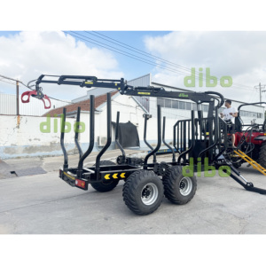 Máquina Forestal DIBO de Servicio Pesado para Carga de Troncos, Remolque 4x4 de 10 Toneladas, Tipo L, Tipo Z, Grúa de 360° con Pinza, Accionamiento PTO, Grúa para Madera de 1900 kg - Product Image 4