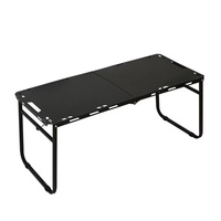 Table Tactique Pliante Portable pour Camping en Plein Air, Extension Libre, Ouverture Rapide, Mobilier d'Extérieur pour Pique-nique et Barbecue