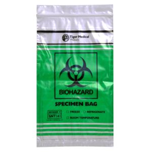 Espécimen de riesgo biológico 6x10 pulgadas/15,2x24,2 cm Congelar-Refrigerar Ziplock Top Impresión de logotipo personalizado Almacenamiento de muestras de laboratorio - Product Image 4