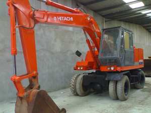 Excavatrices hydrauliques de machines de construction utilisées par EX100WD-1 d'excavatrice de HITACHI à vendre Offre Spéciale bon marché - Product Image 2