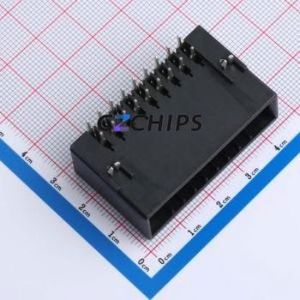 HC-3810-2*9AW-05 Wire-to-Board Pin Header Bent Lead Through Hole,P=3.81mm Connector 2x9P 3.81mm Right Angle Insert 18P - Product Image 1